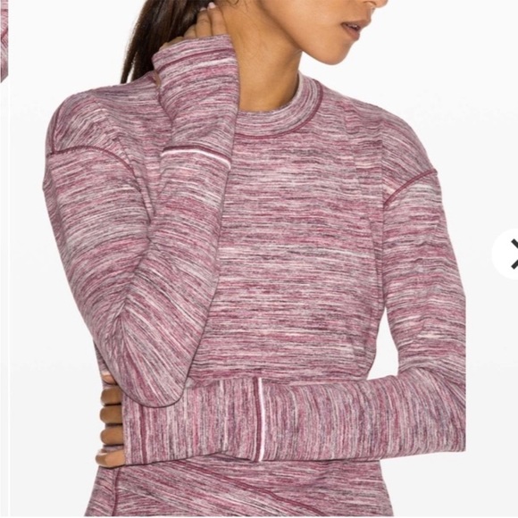 Lululemon Close to Crossing Long Sleeve *Rulu
Space Dye Camo Plumful Smoke Small - Picture 3 of 16